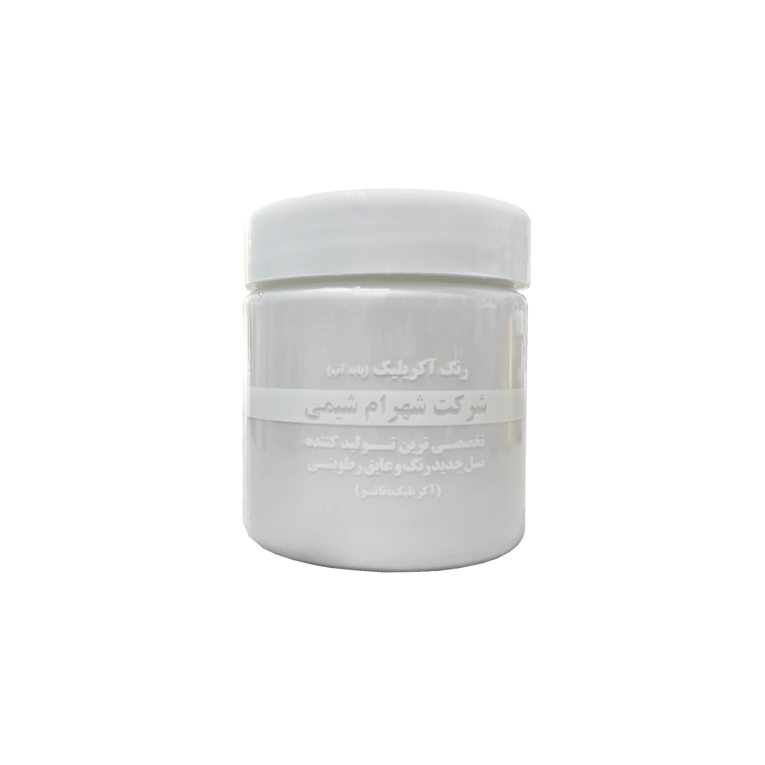 رنگ آکریلیک سفید صدفی شهرام شیمی مدل ARTEX COLOR وزن 300 گرم