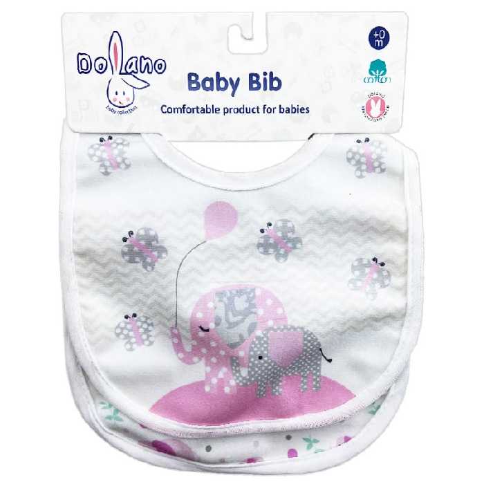 پیش بند نوزادی Baby Bio دو عددی فیل دولانو Dolano