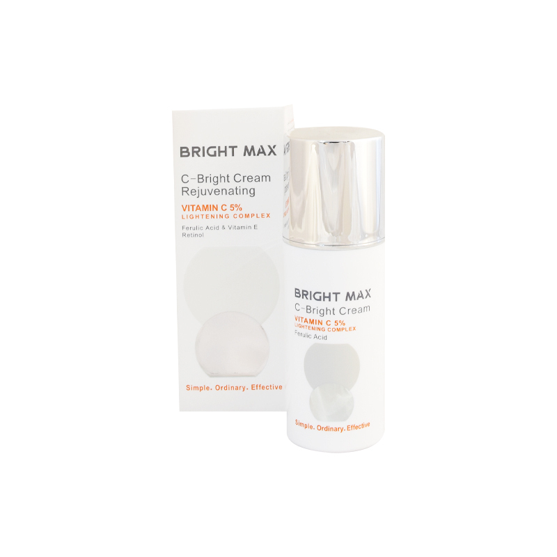 برایت مکس کرم 5 % درصد ویتامین سی 30 میل bright max