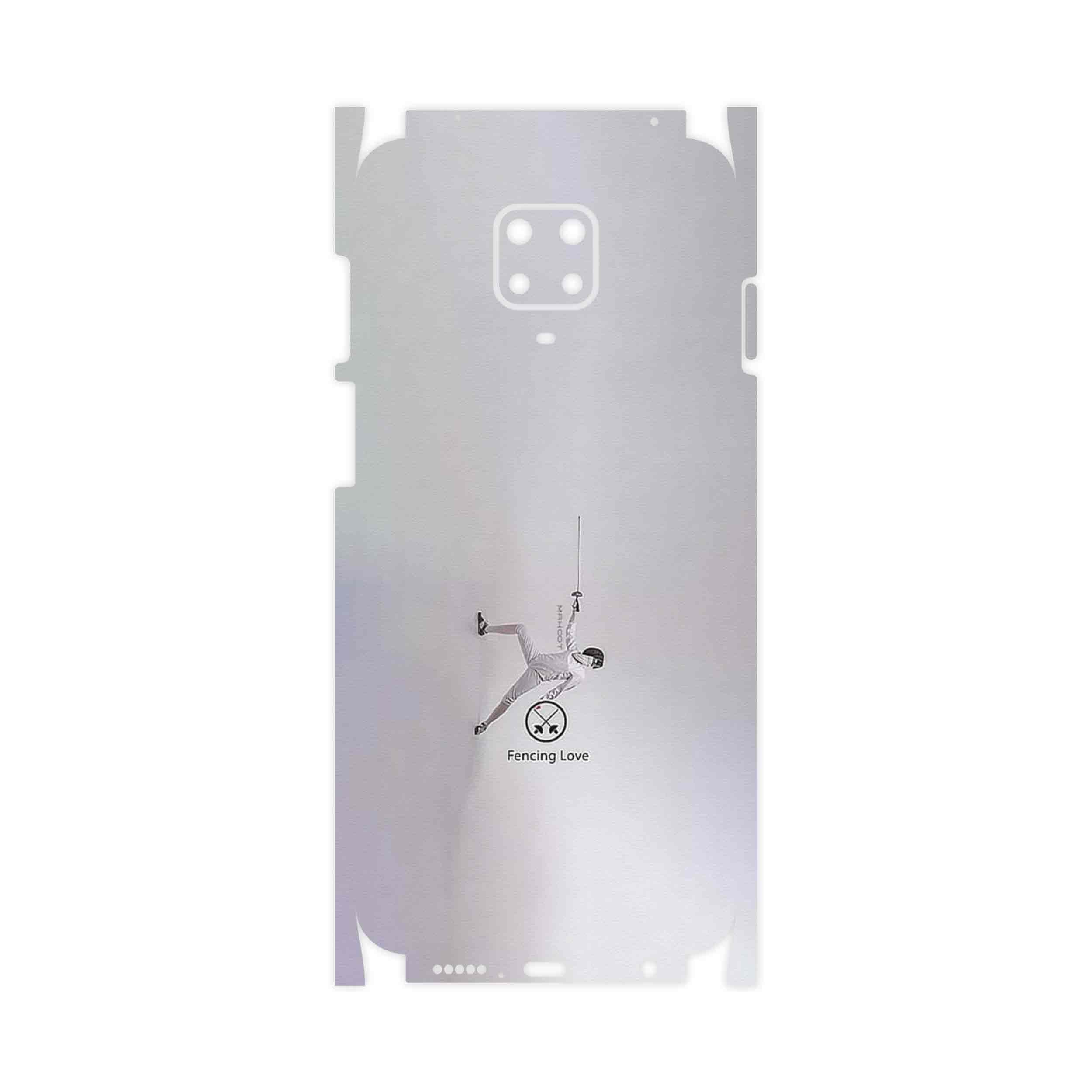 برچسب پوششی ماهوت مدل Fencing-FullSkin مناسب برای گوشی موبایل شیائومی Redmi Note 9 Pro