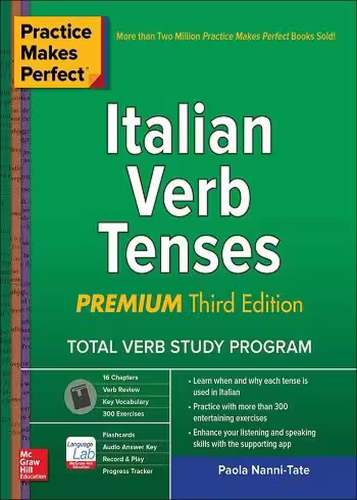 کتاب Italian Verb Tenses, Premium 3rd Edition زمان فعل ایتالیایی