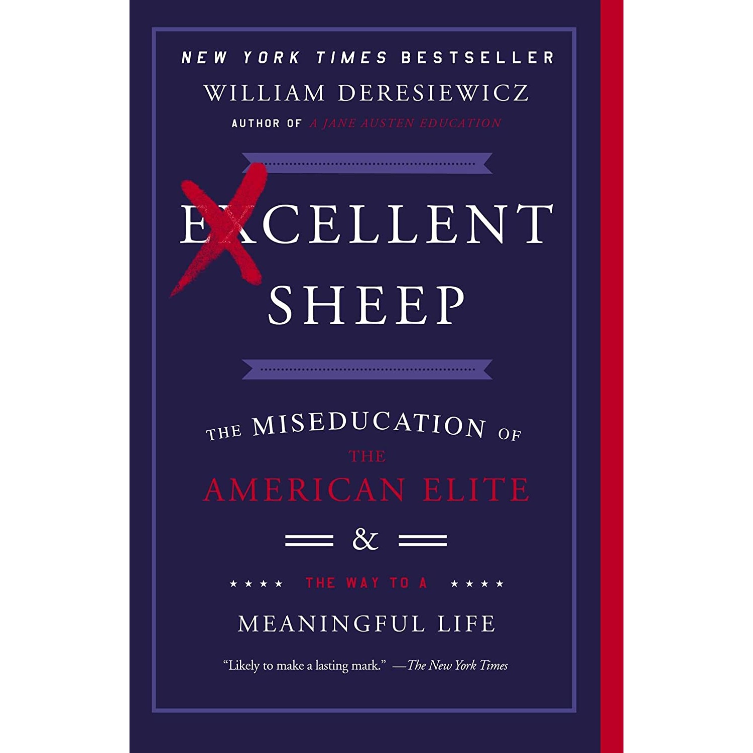 کتاب Excellent Sheep اثر William Deresiewicz انتشارات تازه ها