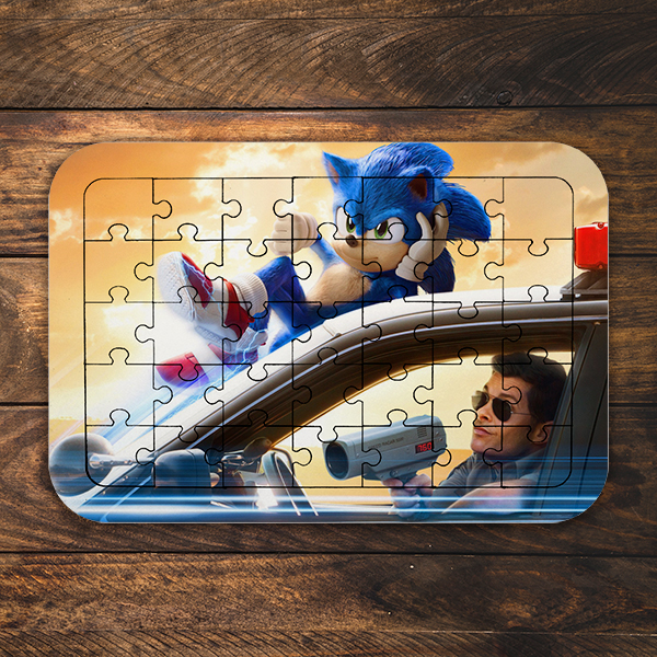 پازل 35 تکه طرح فیلم سونیک خارپشت مدل NI209