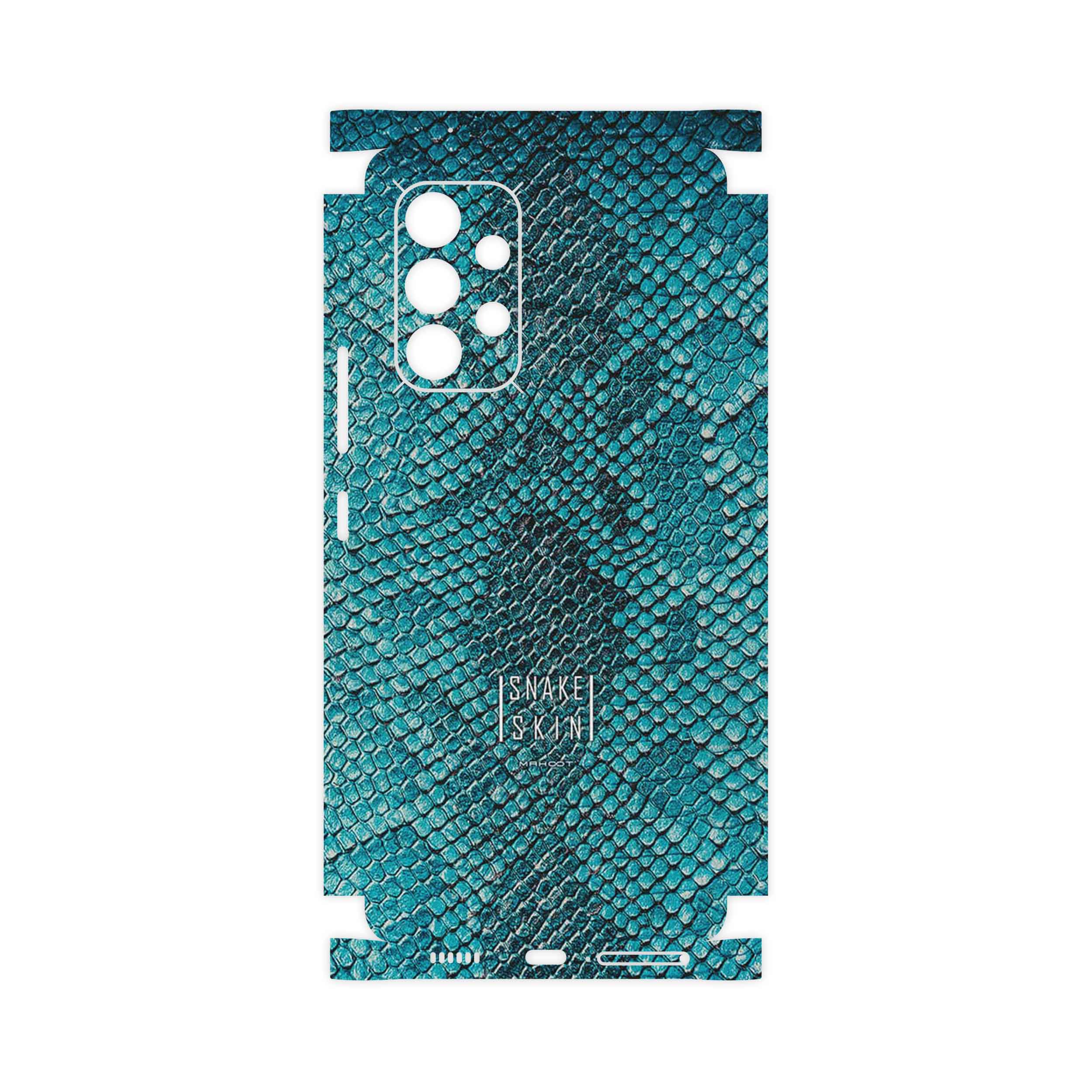 برچسب پوششی ماهوت مدل Blue Snake Skin-FullSkin مناسب برای گوشی موبایل سامسونگ Galaxy A53 5G