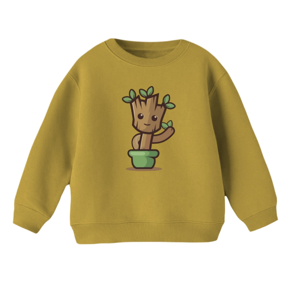 سویشرت بچگانه مدل گروت کد 1 رنگ کرم