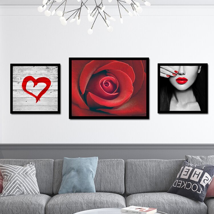 تابلو مدل سرخگون مجموعه سه عددی