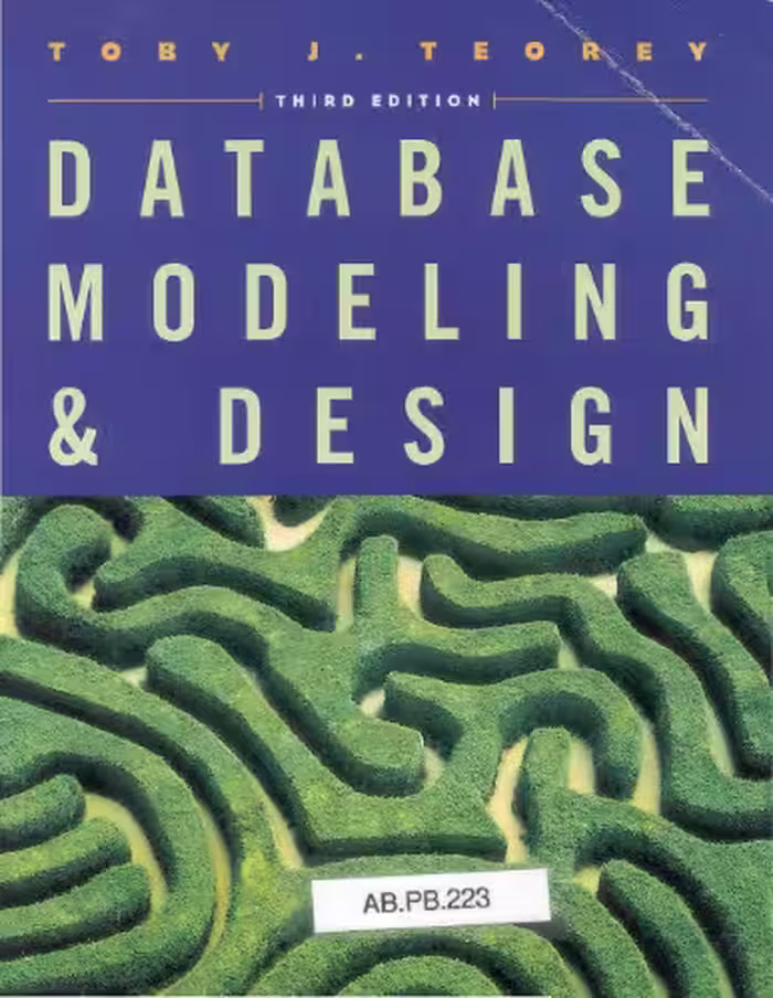 خرید و دانلود نسخه کامل کتاب Database Modeling and Design, Third Edition