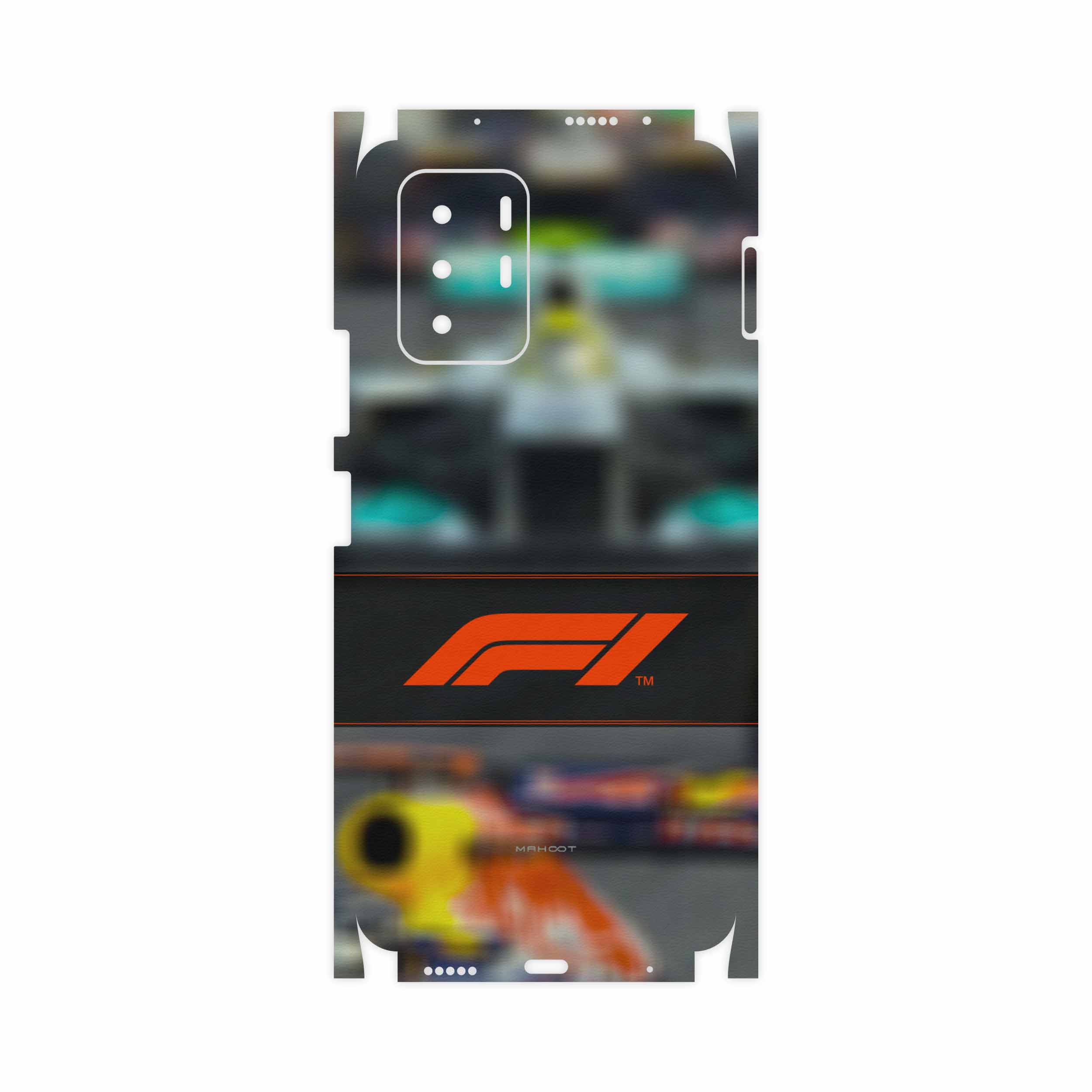 برچسب پوششی ماهوت مدل Formula-One-FullSkin مناسب برای گوشی موبایل شیائومی Poco X3 GT 5G