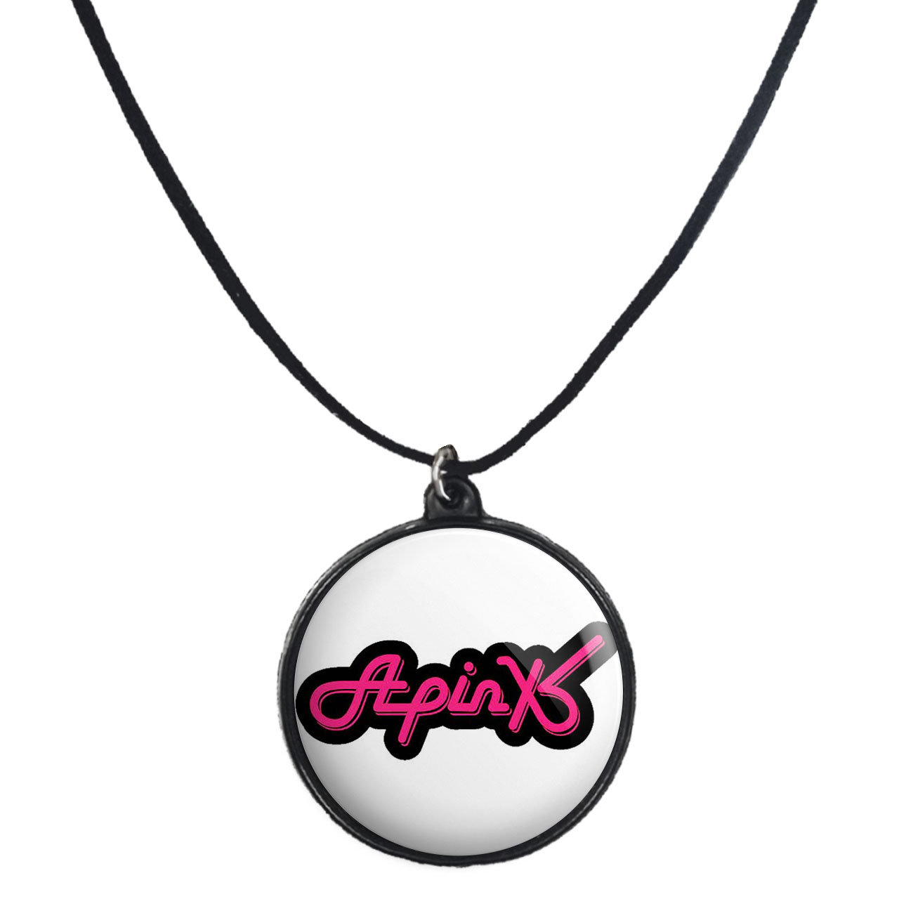 گردنبند پرمانه طرح Apink گروه موسیقی کد pmb.12100 مدل دو طرفه