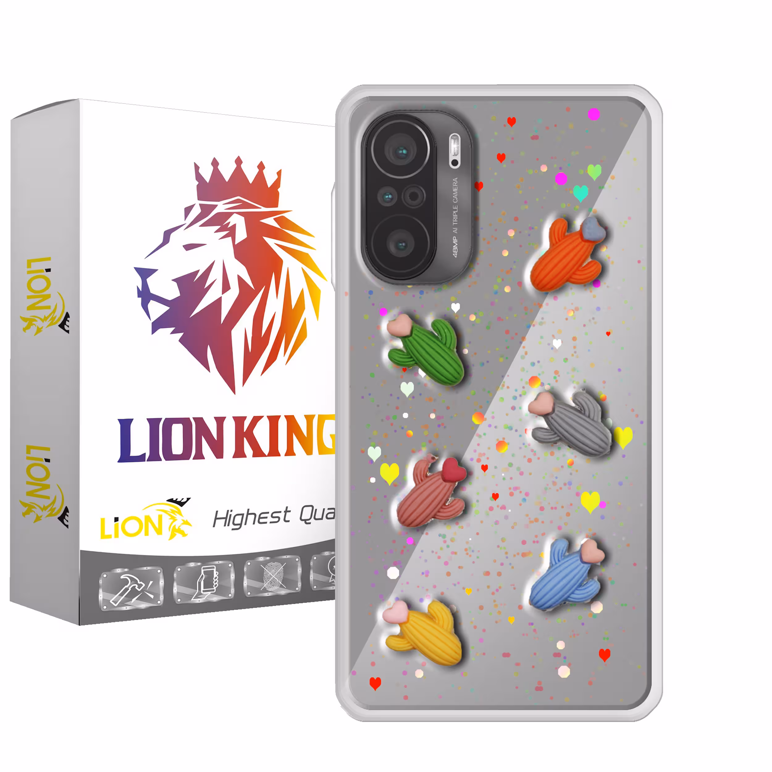 کاور لاین کینگ مدل icecrime مناسب برای گوشی موبایل شیایومی Redmi K40 K40 Pro Poco F3
