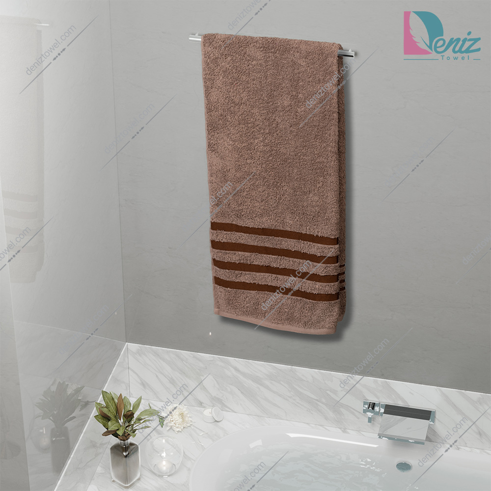 حوله استخری طرح کمان رنگ شکلاتی