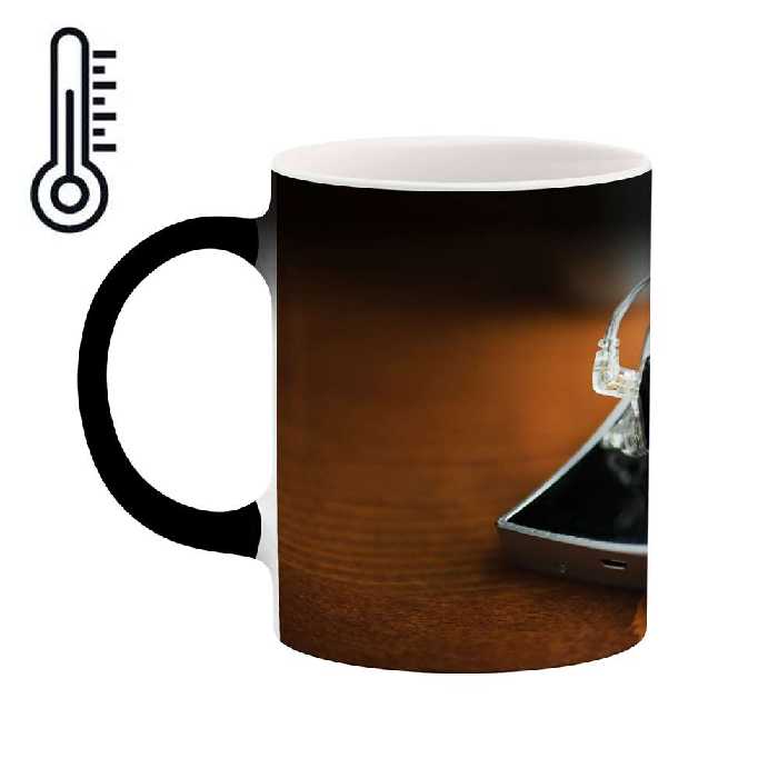 ماگ حرارتی طرح هدفون مدل mgh01555