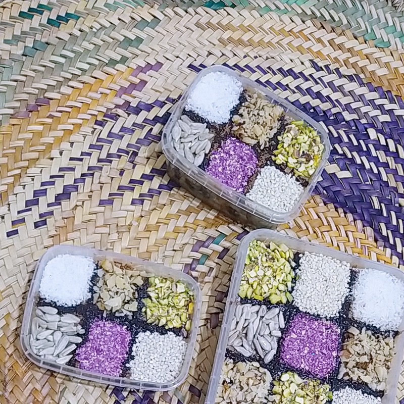 رنگینک  خرما گردویی450 گرمی