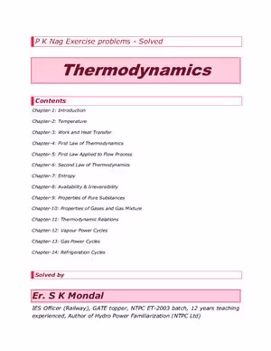 󾕇 دانلود کتاب Solving Exercise To Basic And Engineering Thermodynamics, - دانلود کتاب های دانشگاهی