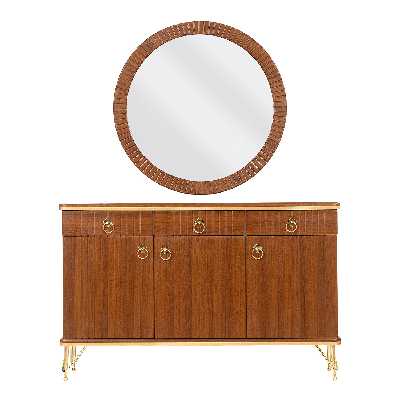 آینه و کنسول مدل Shabnam-B1 به همراه میز تلویزیون