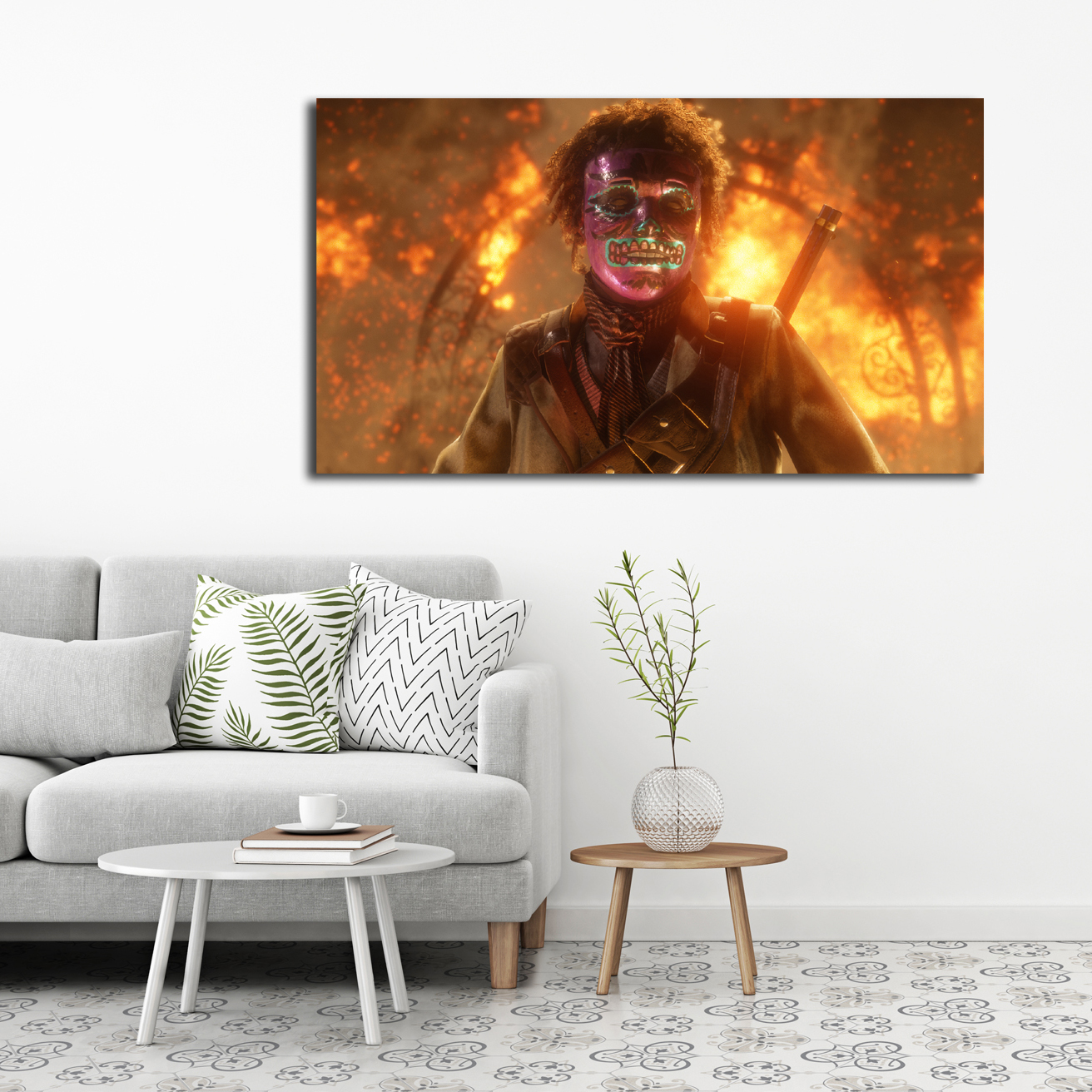 تابلو شاسی مدل Red Dead کد 21