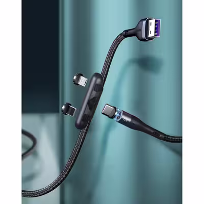 کابل تبدیل USB به USB-C/microUSB-لایتنینگ باسئوس مدل CA1T3-AG1 طول 1 متر