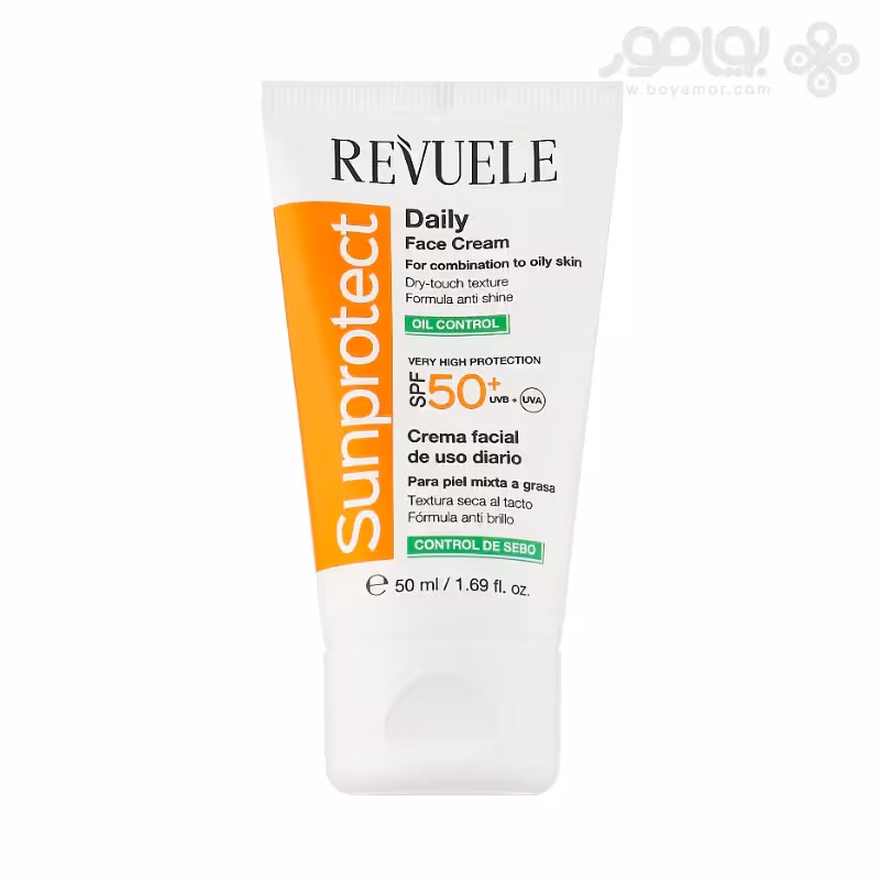 ضد آفتاب کنترل کننده چربی روئل OIL CONTROL حاوی  SPF50