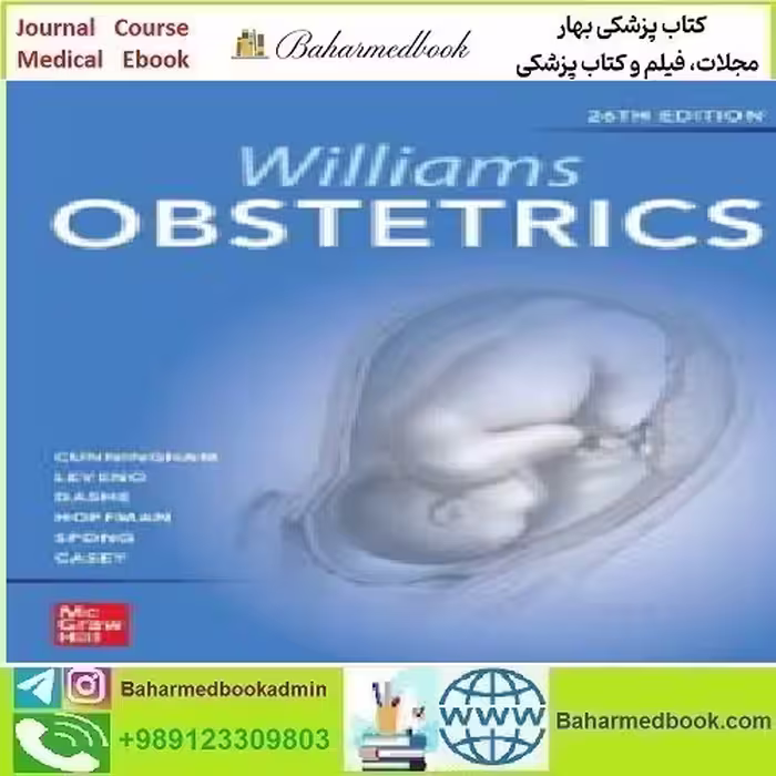 Williams Obstetrics 2022 TRUE PDF   VIDEOS price 4€ - کتاب پزشکی بهار