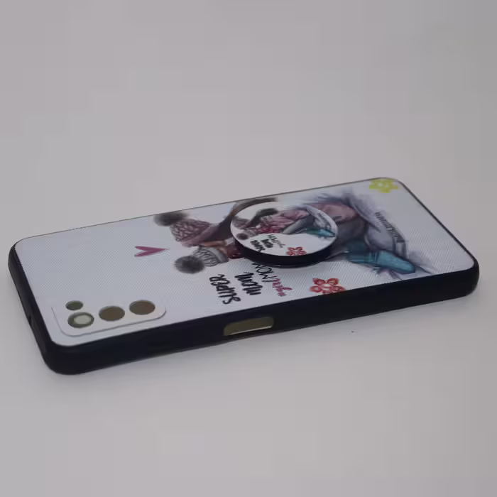کاور کد 1675 مناسب برای گوشی موبایل سامسونگGalaxy A03s به همراه پایه نگهدارنده