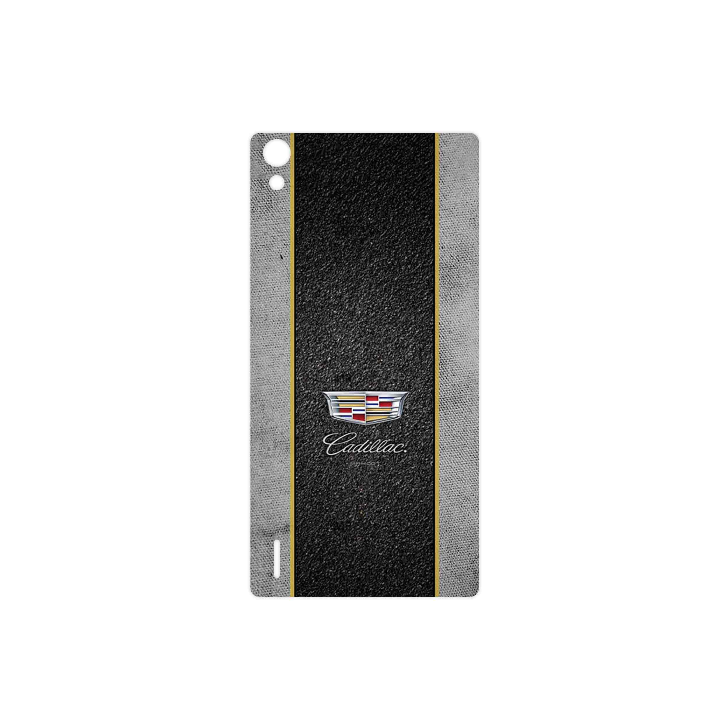 برچسب پوششی ماهوت مدل Cadillac مناسب برای گوشی موبایل هوآوی Ascend P7