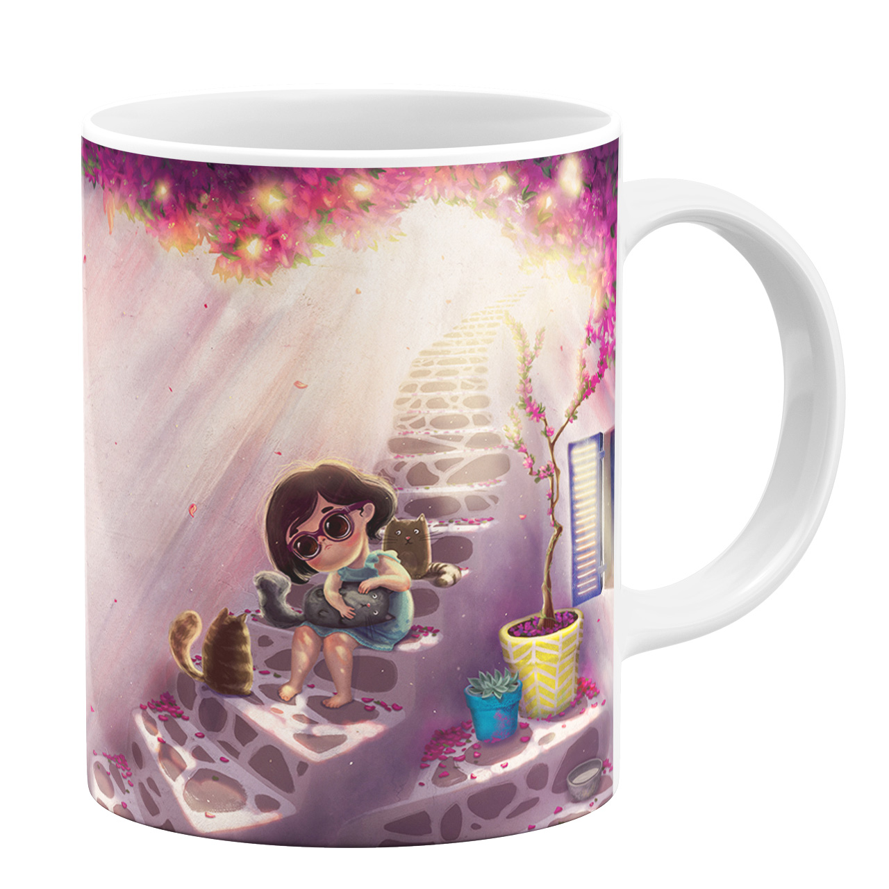 ماگ طرح دخترانه کد 110022