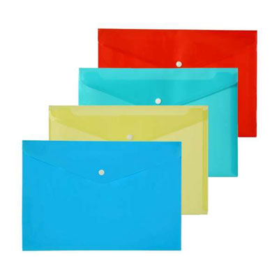 پوشه دکمه دار آ4 کمل بسته 100 عددی