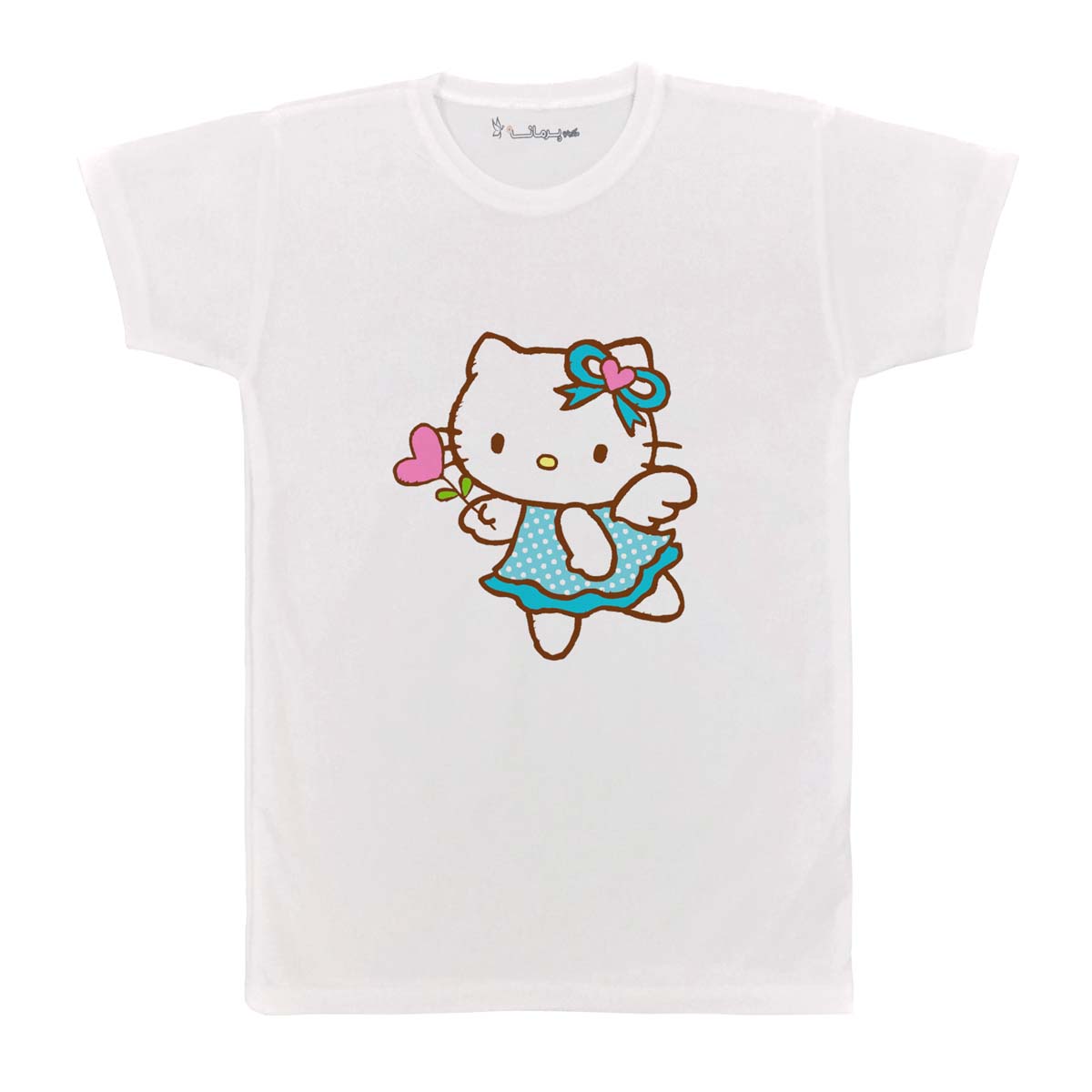 تی شرت بچگانه پرمانه طرح Kitty کد pmt.2418