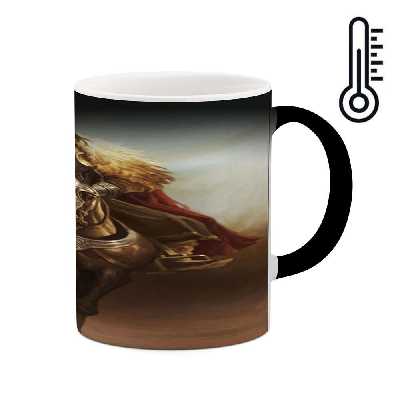 ماگ حرارتی کاکتی طرح نقاشی مدل mgh13933