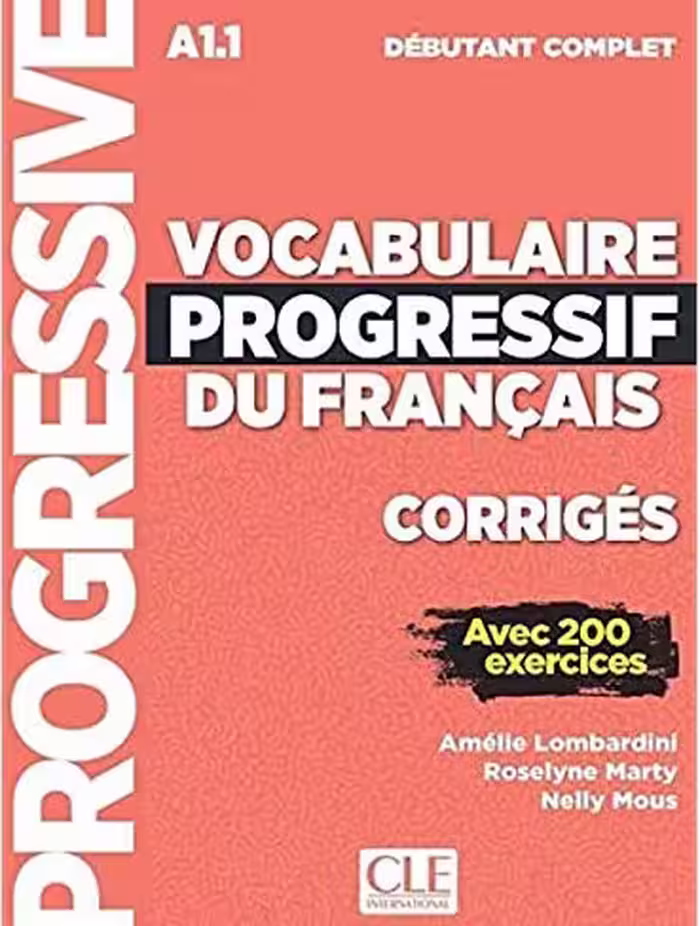 کتاب Vocabulaire Progressif Du Francais A1 1 – Debutant Complet  Corriges CD
