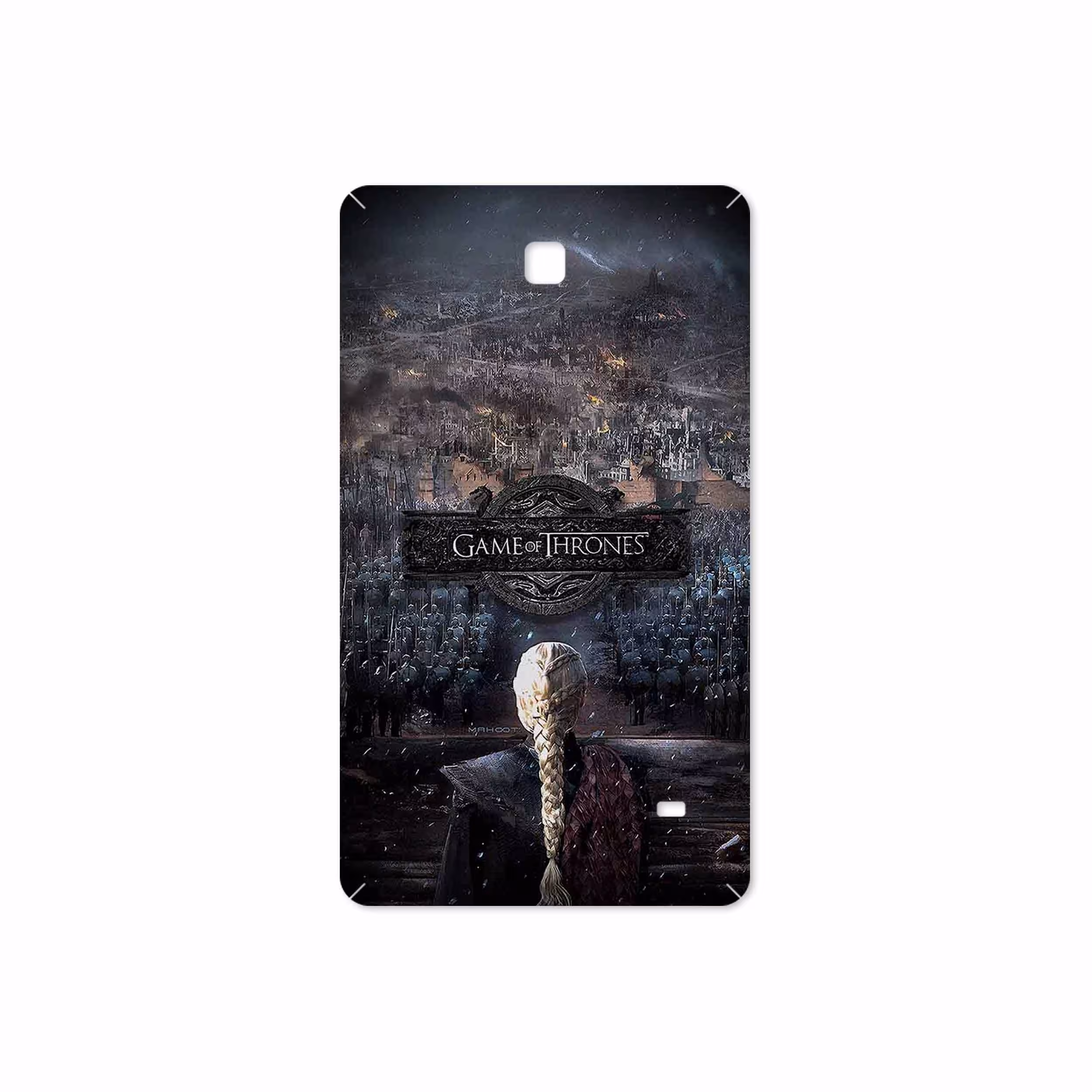 برچسب پوششی ماهوت مدل Game of Thrones مناسب برای تبلت سامسونگ Galaxy Tab 4 7.0 2014 T231