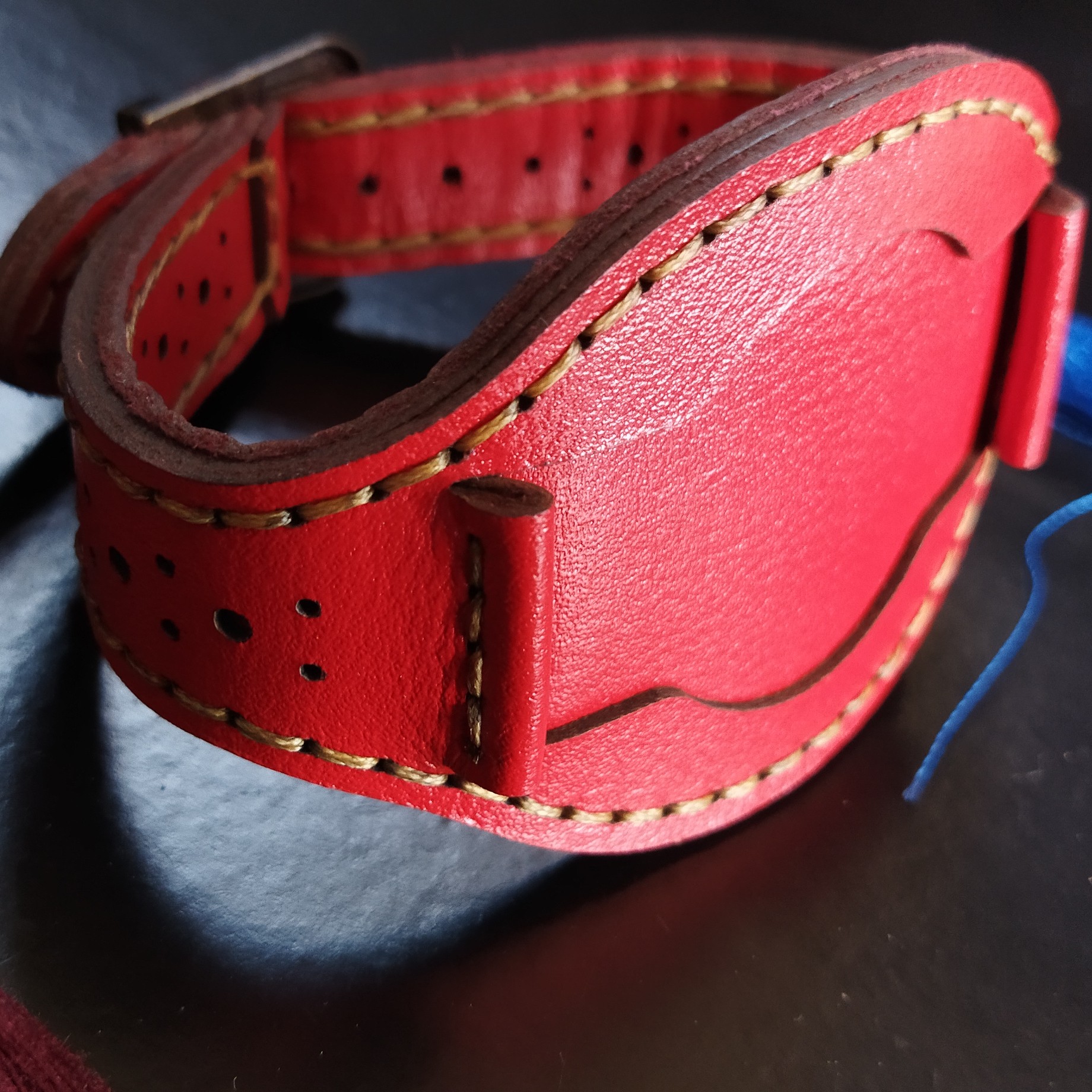 دستبند چرمی حرز  دستبند جای دعا و ادعیه و حرز چرمی 