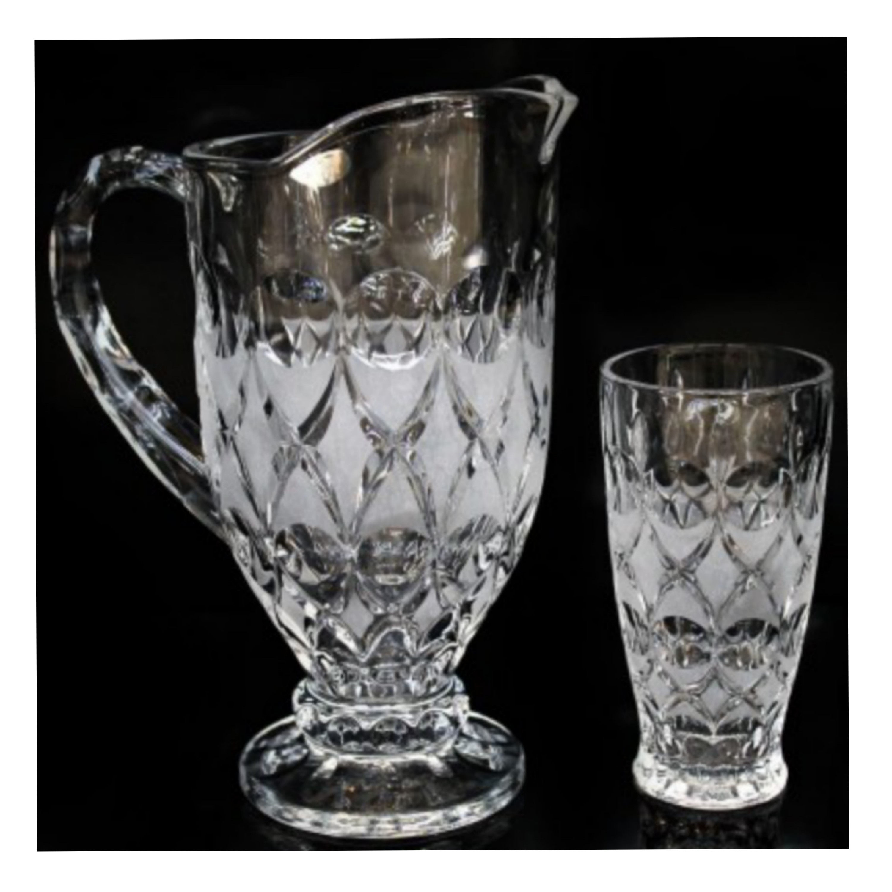 پارچ لیوان آنجلیکا ساخت کشور چین ( هزینه ارسال به عهده مشتری)