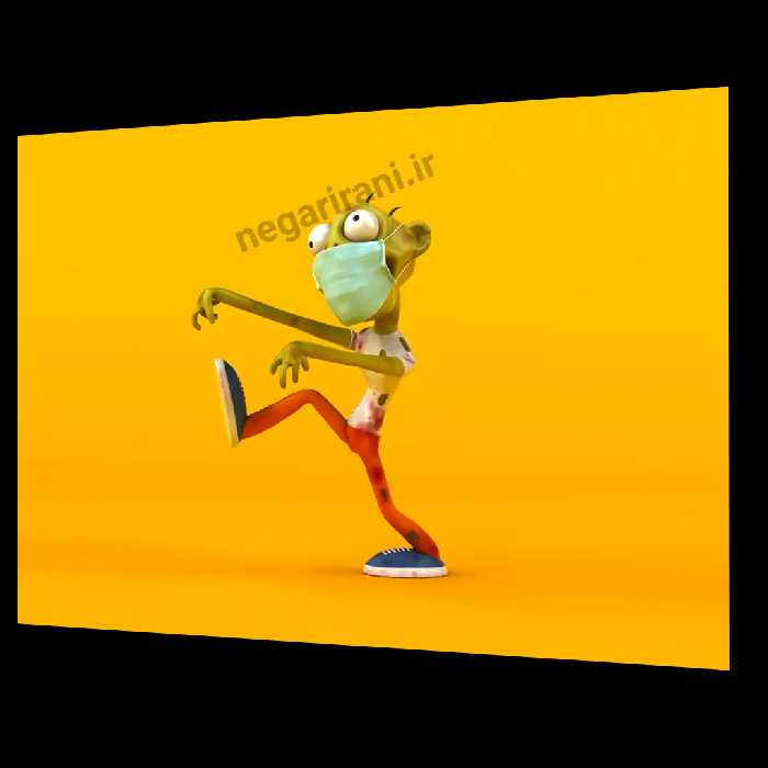 تابلو شاسی زامبی خنده دار مدل AB 1