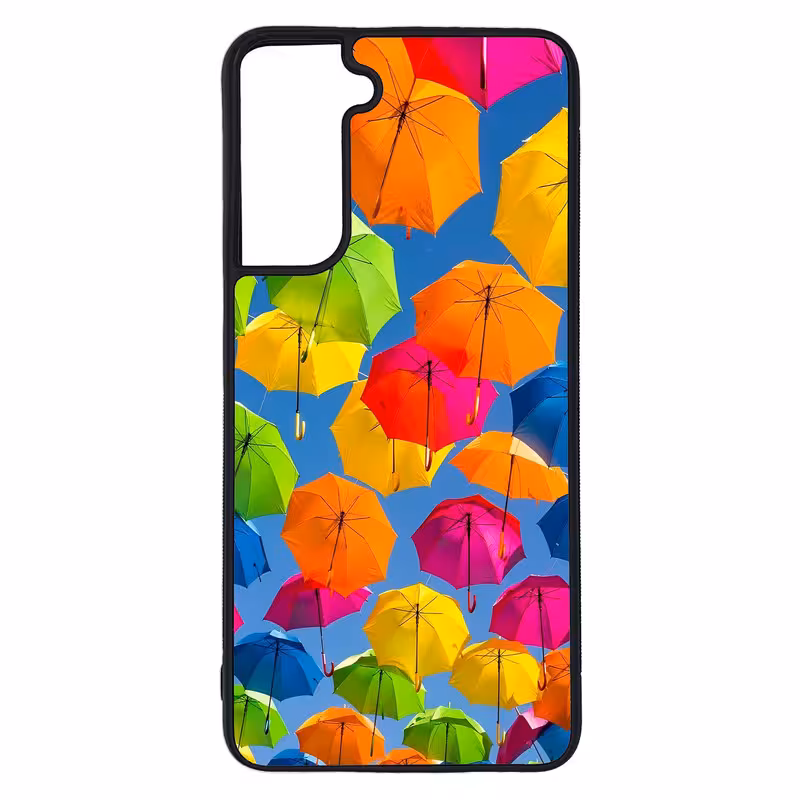 کاور طرح چترهای رنگی کد G-165 مناسب برای گوشی موبایل سامسونگ Galaxy S21 | دیجی قاب دونی
