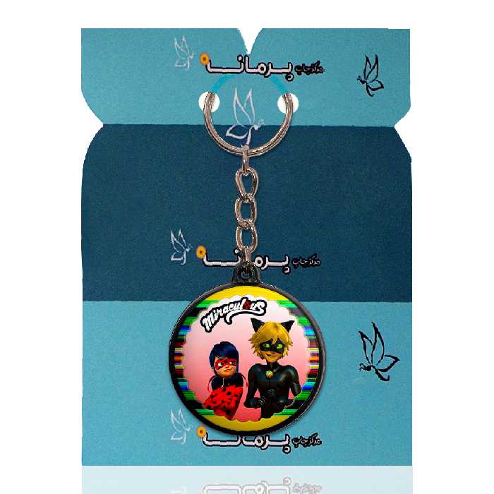 جاکلیدی پرمانه طرح دختر کفشدوزکی کد pmj.7