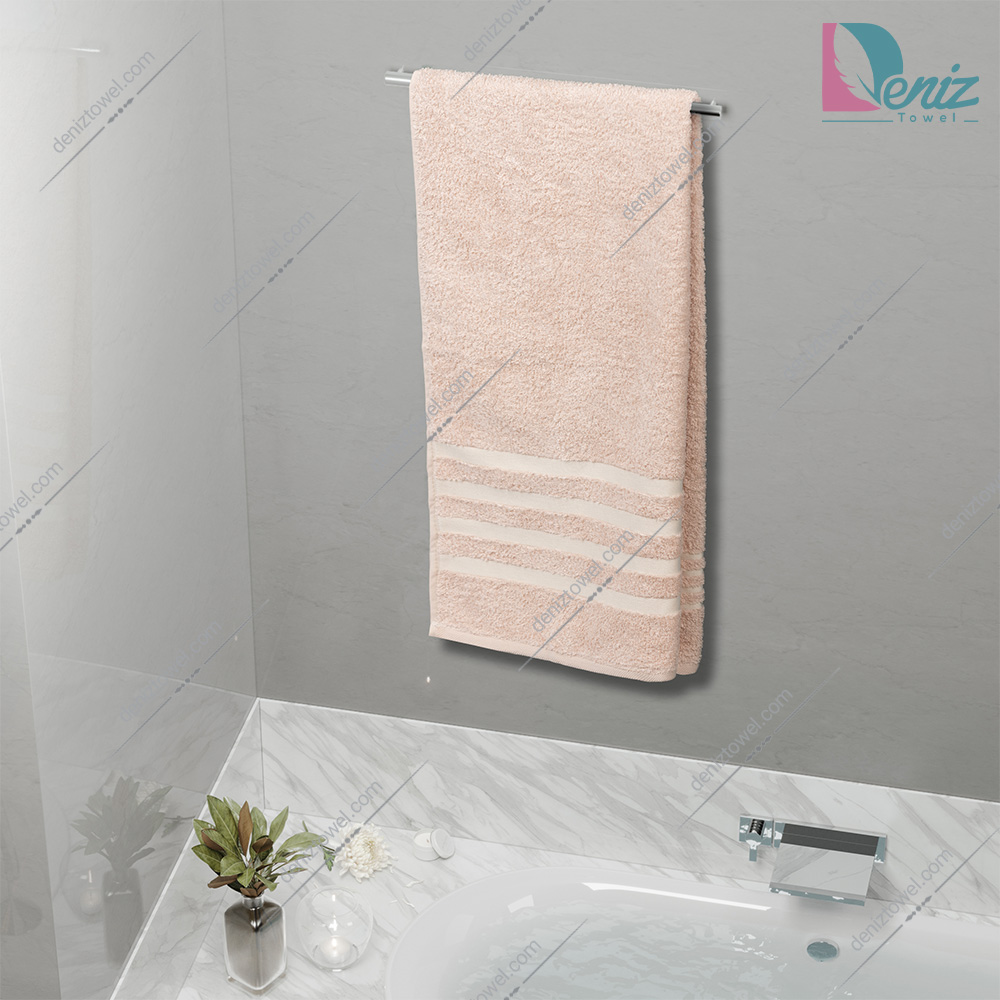 حوله استخری طرح کمان رنگ کرم