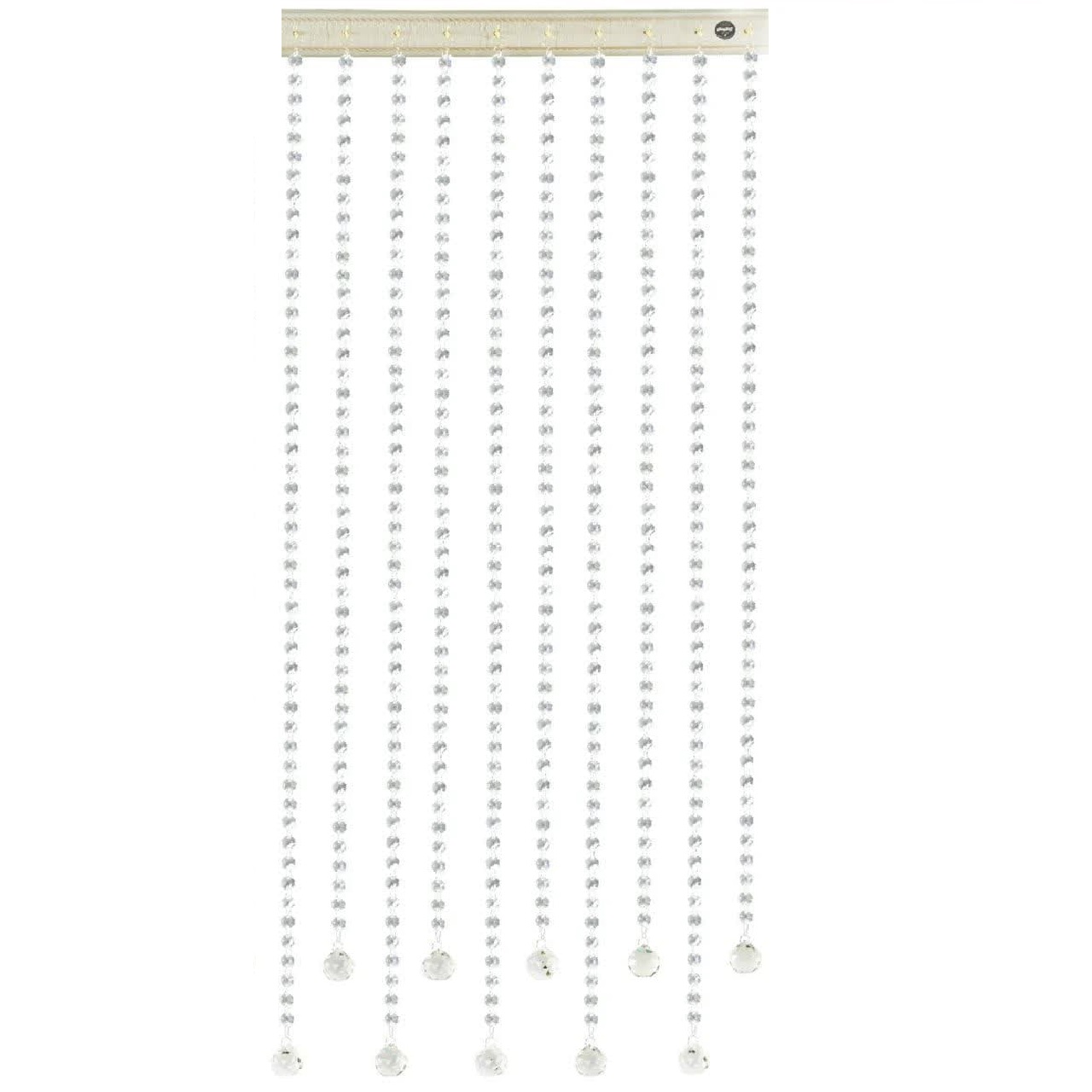 پرده آریا کریستال مدل کوتاه و بلند سایز 50x100 سانتی متر