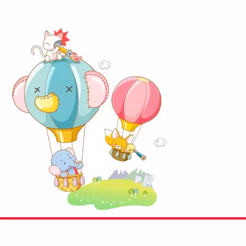 استیکردیواری بالن(ارسال رایگان)
