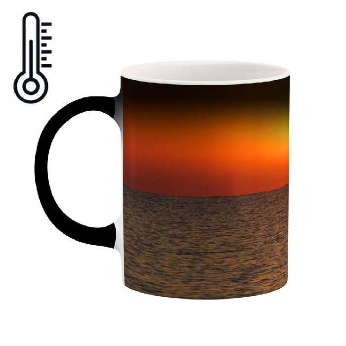 ماگ حرارتی کاکتی طرح منظره مدل mgh16453