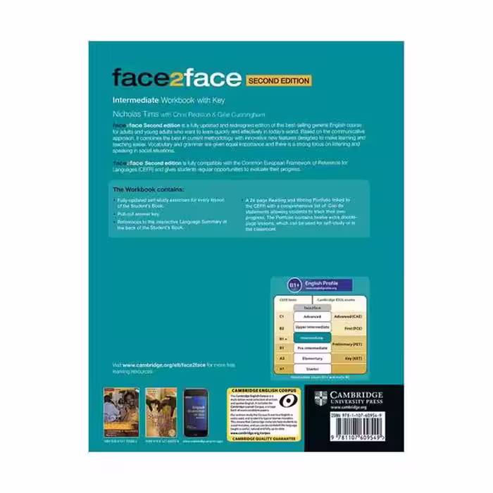 کتاب Face2Face 2nd Intermediate اثر Gillie Cunningham انتشارات کمبریج 