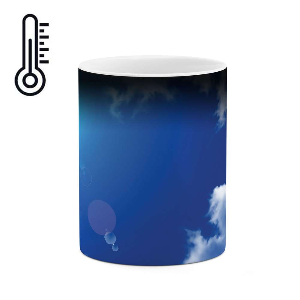 ماگ حرارتی طرح آسمان ابری مدل mgh04115