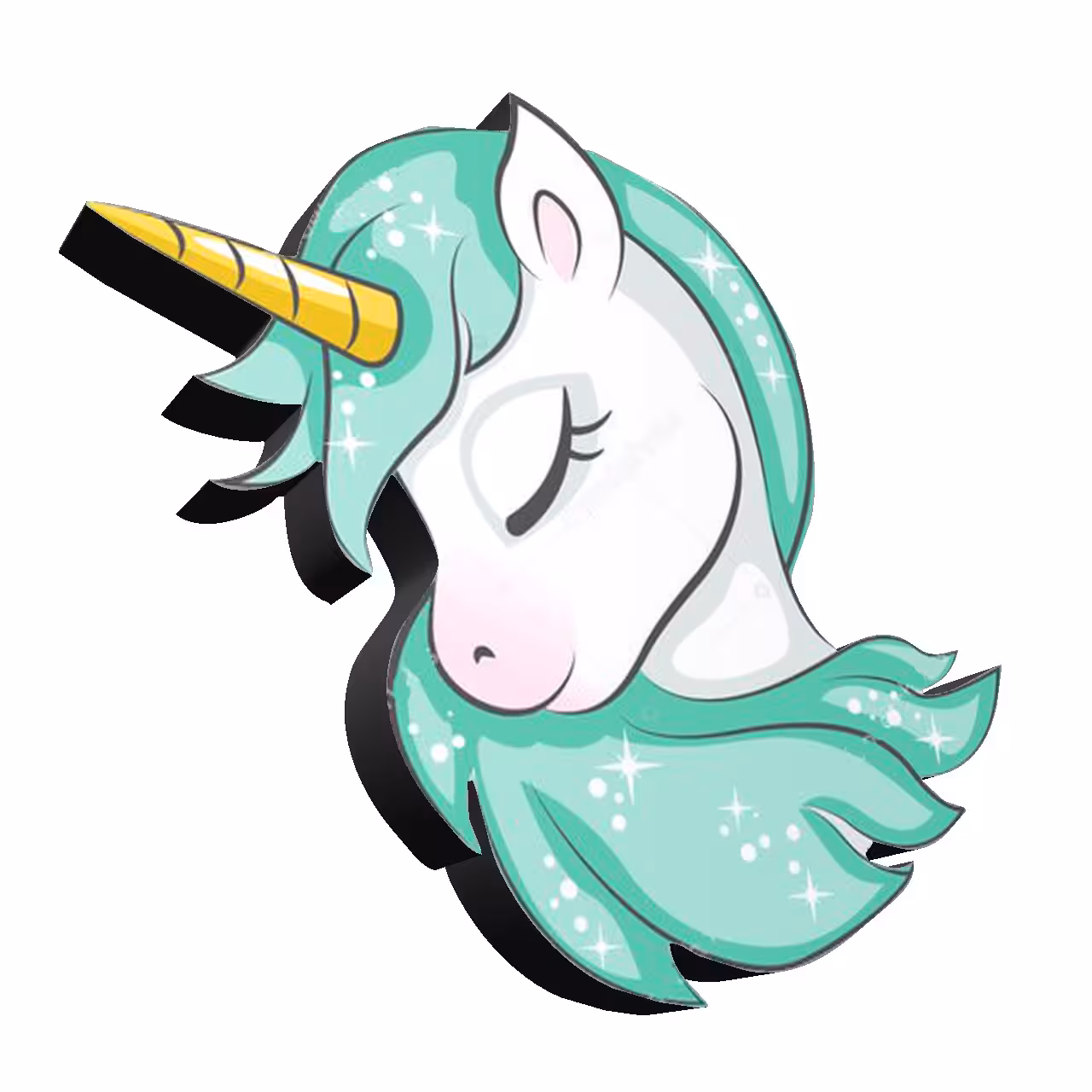 استیکر چوبی مدل Unicorn41