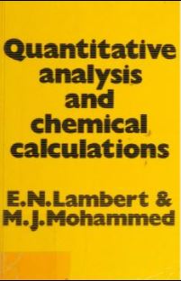 خرید و دانلود نسخه کامل کتاب Quantitative analysis and chemical calculations: theory, laboratory exercises, worked examples, and problems - Pdf