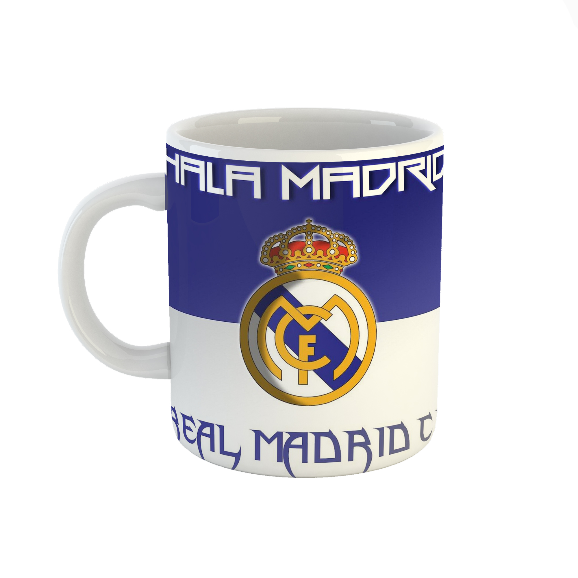 ماگ طرح real madrid مدل hala madrid کد 2305