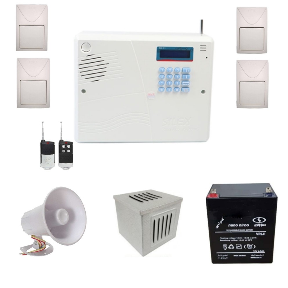 دزدگیر اماکن سایلکس مدل SG7  4CH HQ