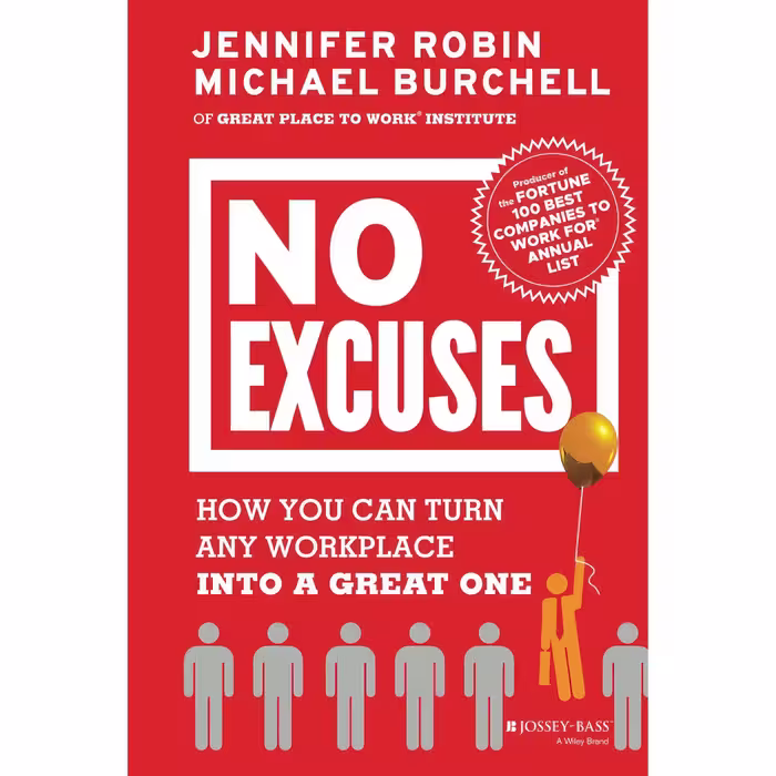کتاب No Excuses اثر Jennifer Robin and Michael J. Burchell انتشارات Jossey-Bass