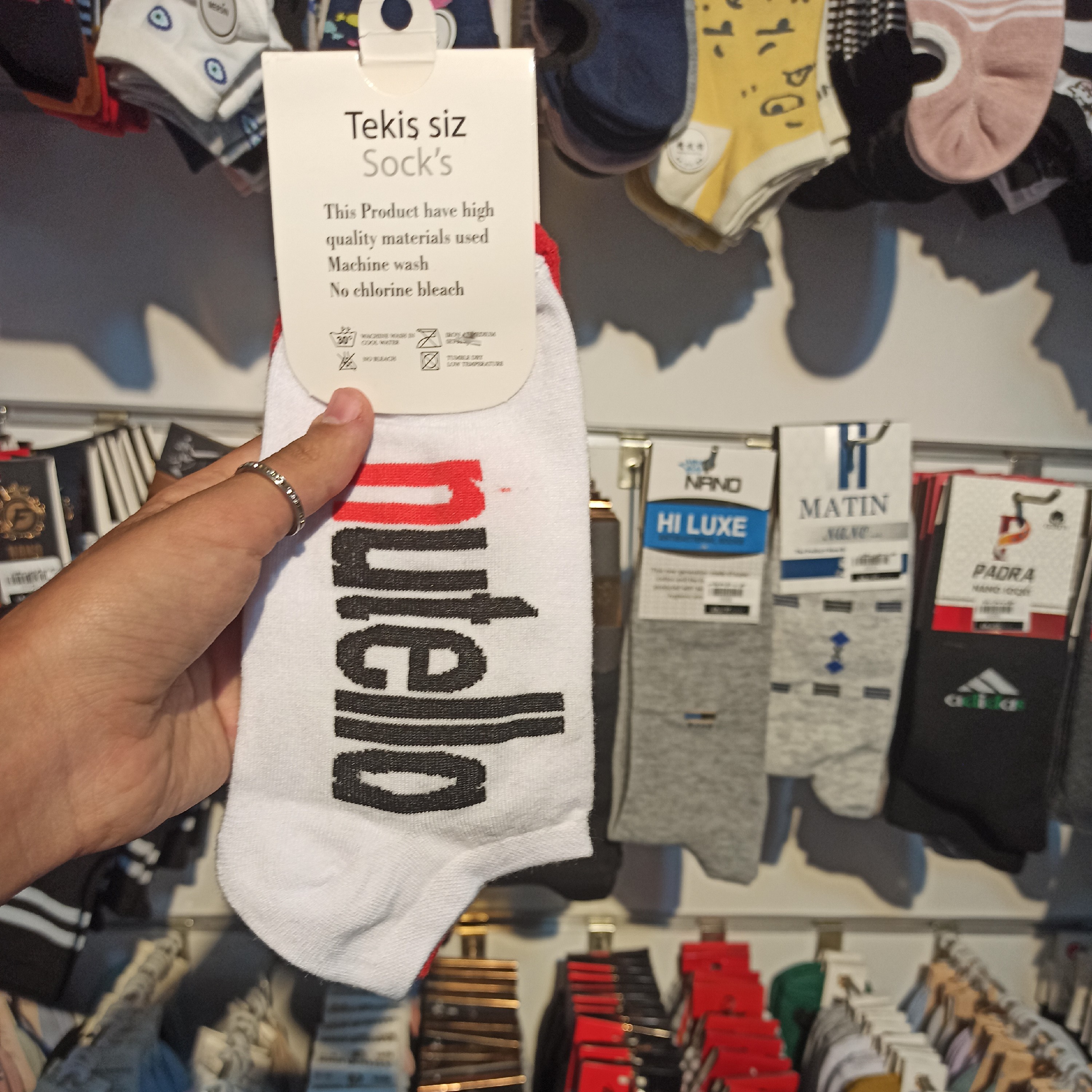 جوراب برند تکیس دخترانه و زنانه سایز 36 تا 41کیفیت عالی  مدل نوتلا تا به تا