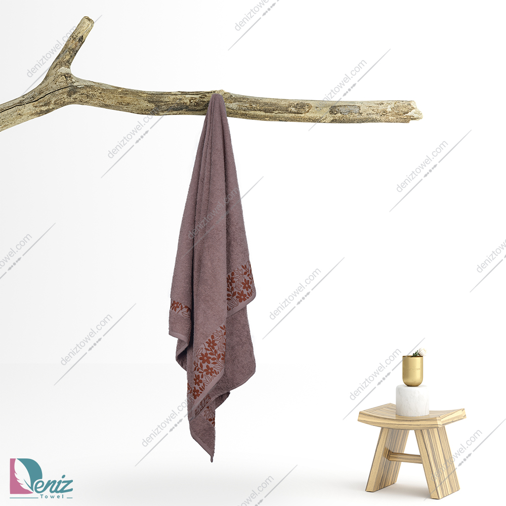 حوله استخری طرح لاو رنگ شکلاتی