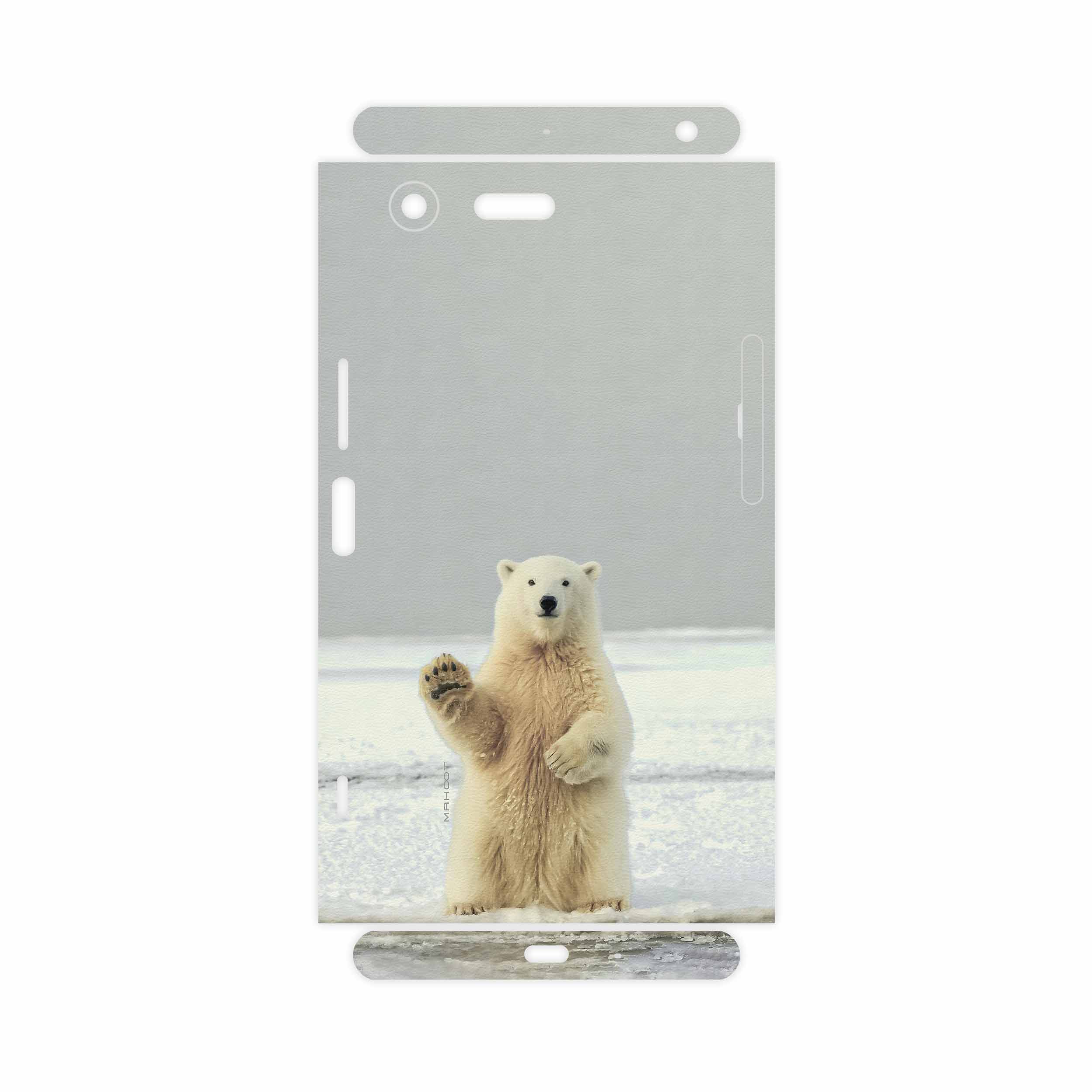 برچسب پوششی ماهوت مدل Polar bear-FullSkin مناسب برای گوشی موبایل سونی Xperia XZ Premium
